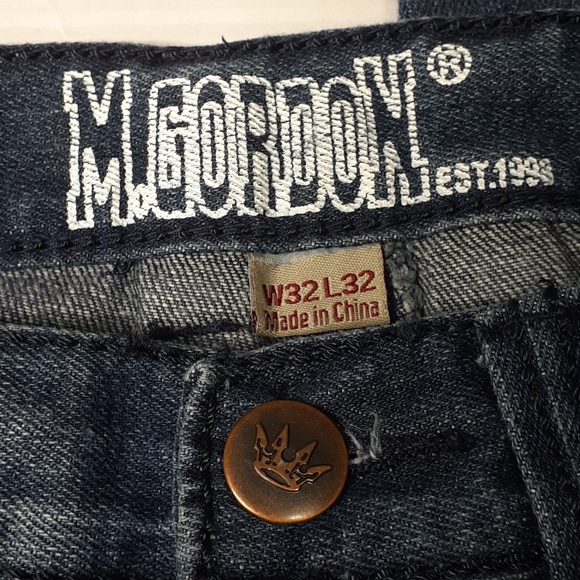 M.Gordon Men's Blue Jeans W32 L32 - Picture 13 of 16